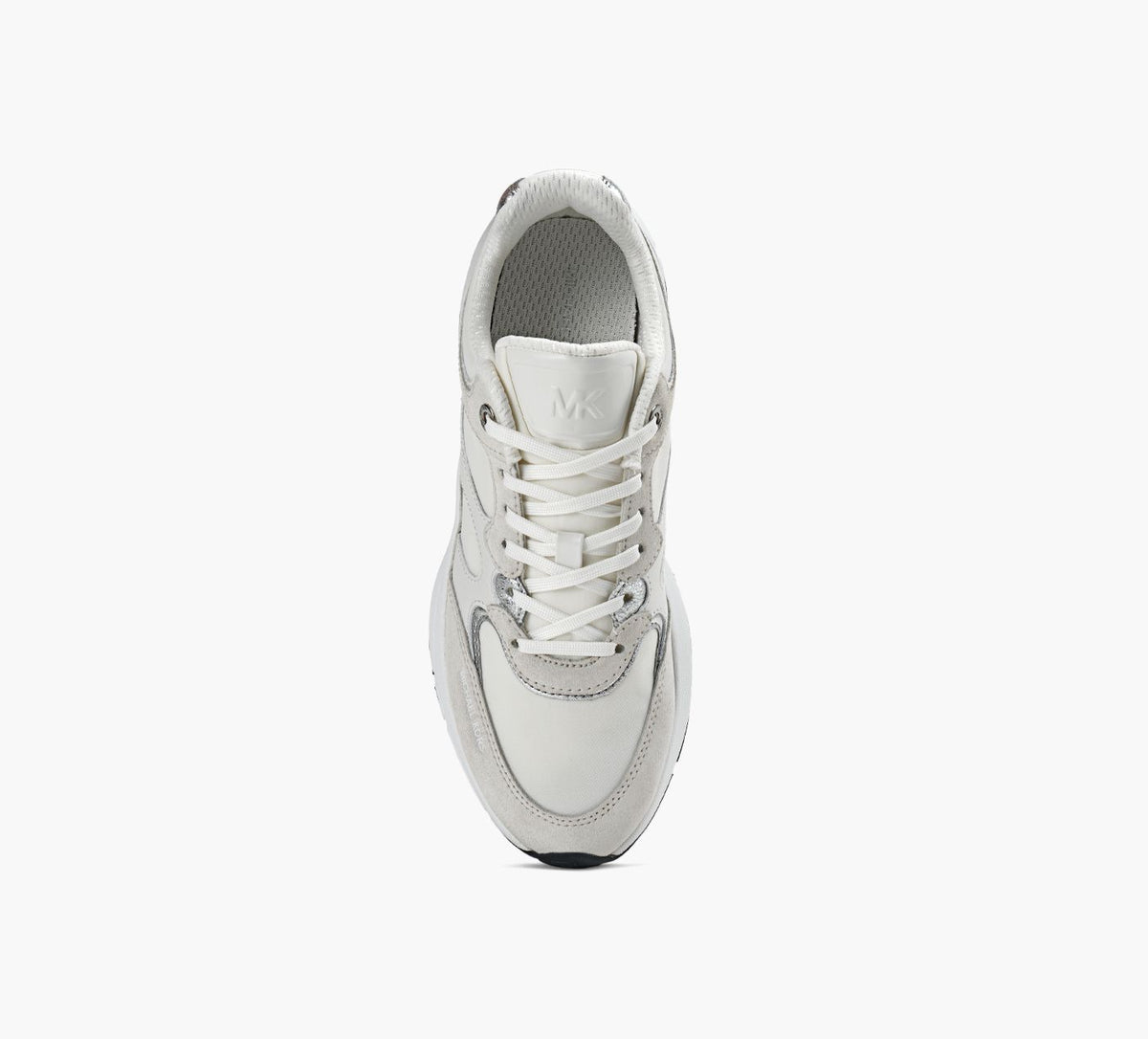 MICHAEL KORS BASKETTRAINER en BLANC vue 1c