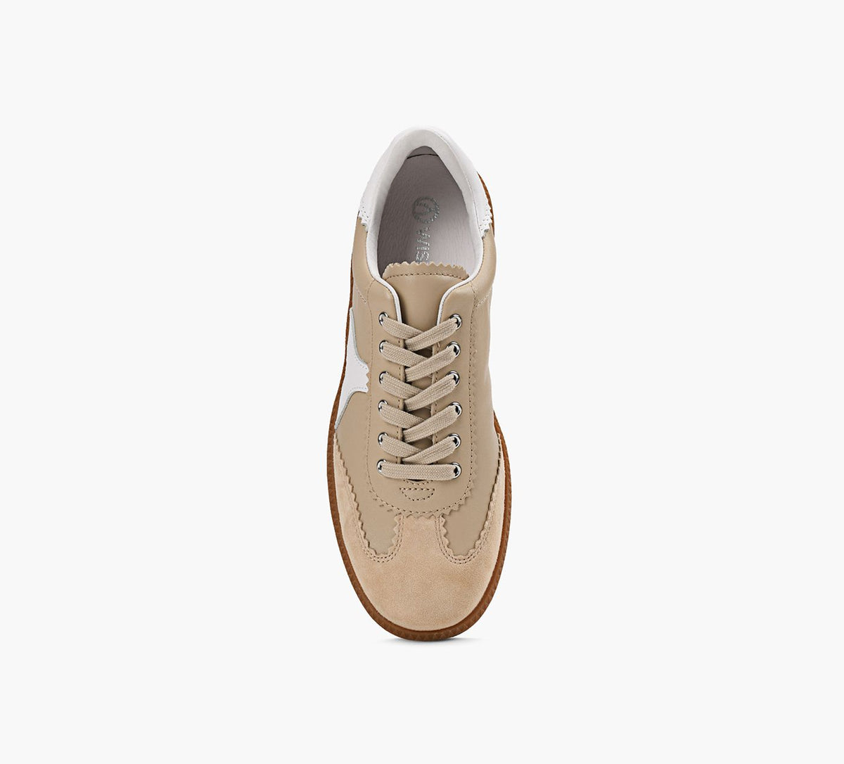 WISHBONE ANGELICASNEAKER in BEIGE view 1c