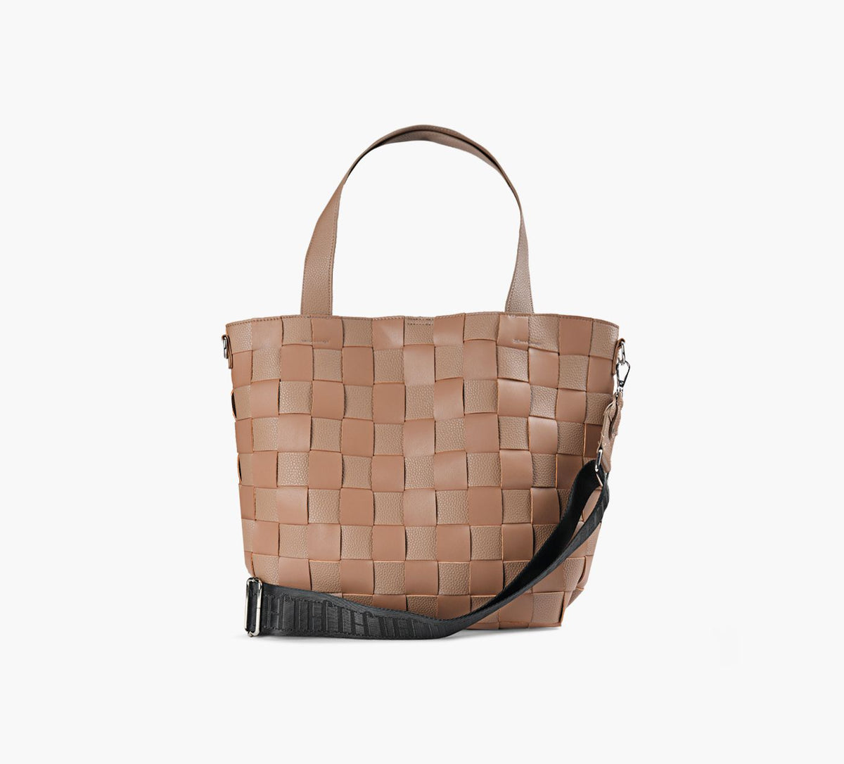 ILSE JACOBSEN SQUAREBRAIDTOTEBAG in BEIGE