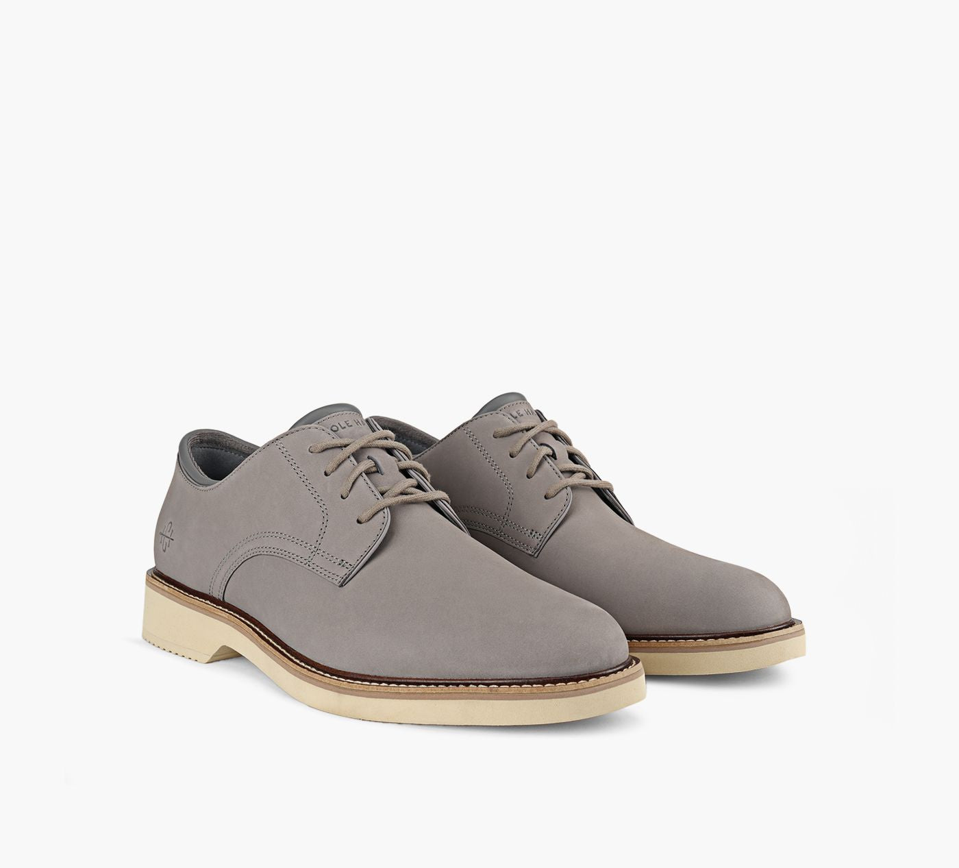 COLE HAAN AMERICANCLASSICSMONTROSEPLAINTOEOXFORDS in GREY view 2