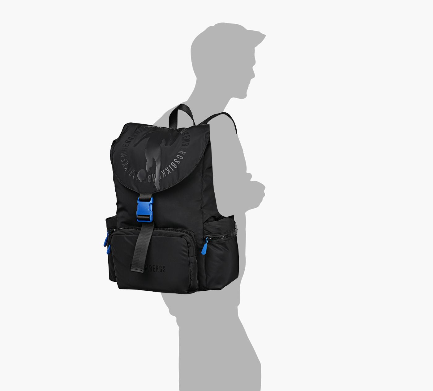 BIKKEMBERGS BACKPACKSTARBIKKEMBERGS in BLACK view 2