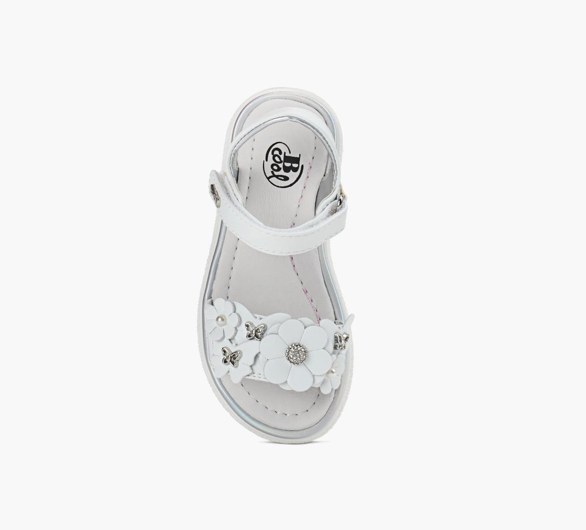 B-COOL GLIMMER en BLANC vue 1c