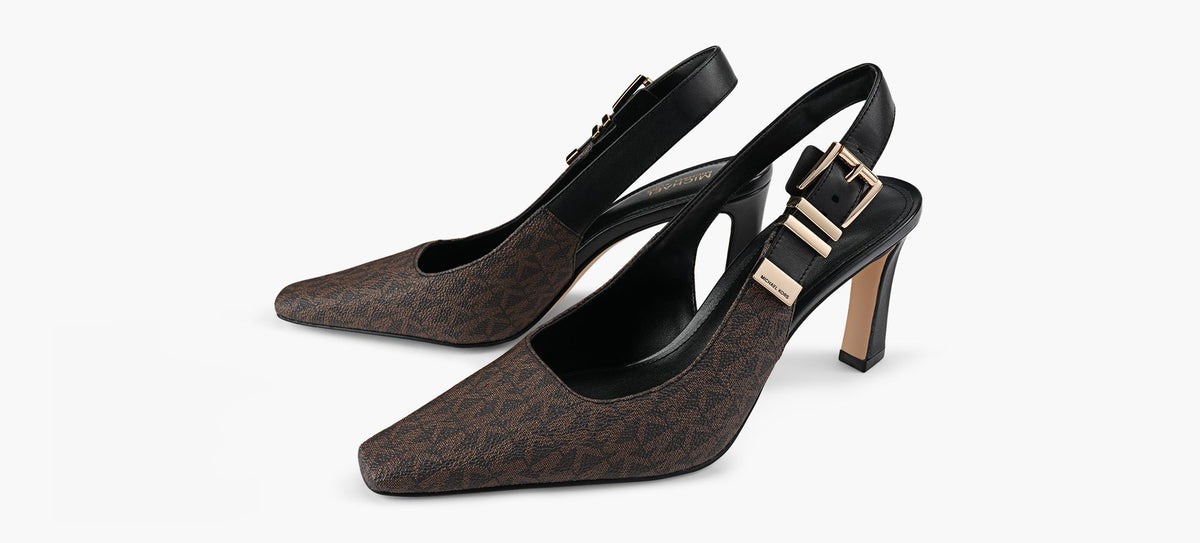 MICHAEL KORS DARRINGTONSLINGPUMP in BROWN view 4