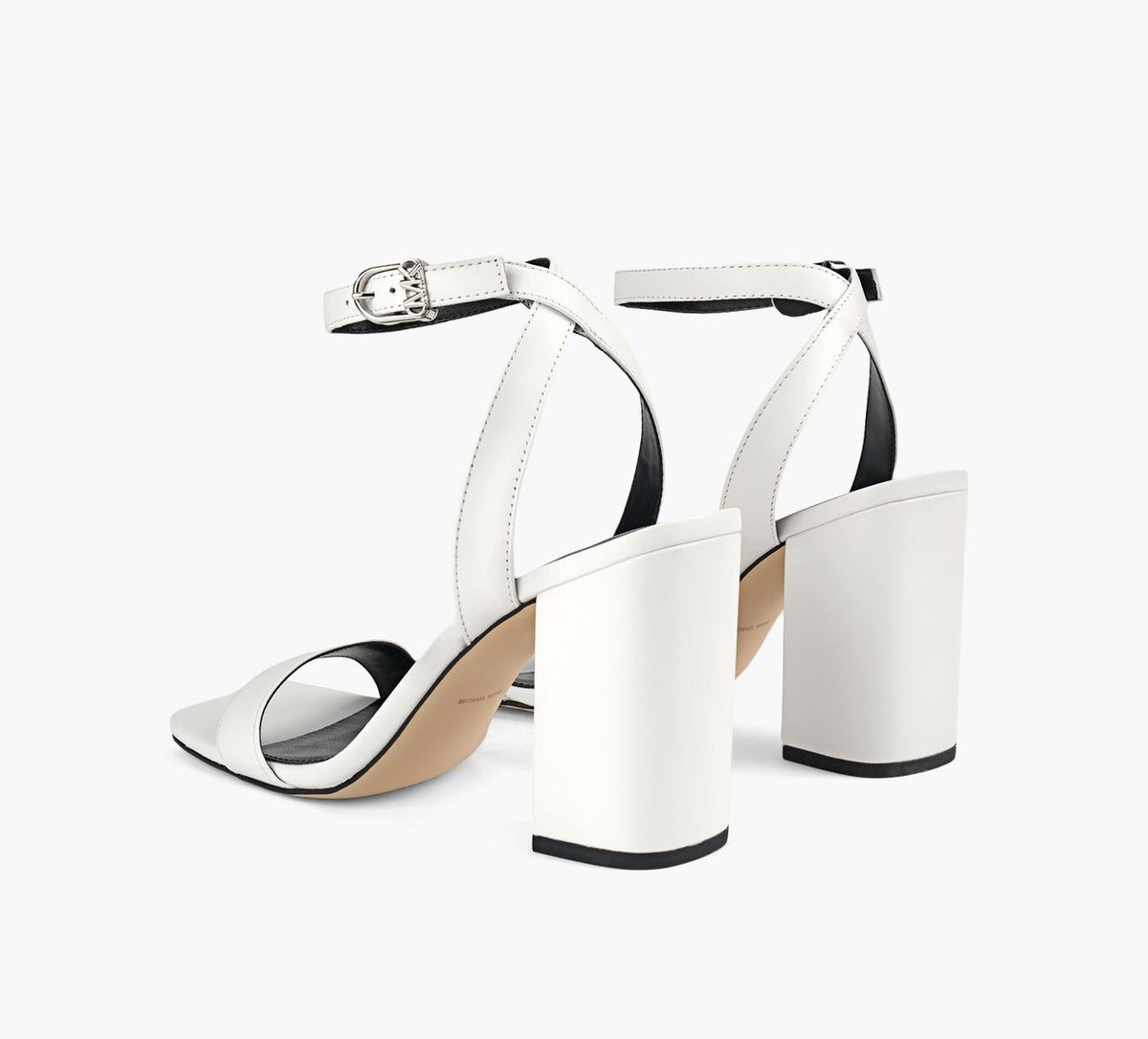 MICHAEL KORS MERRIAMBLOCKHEEL in WHITE view 3