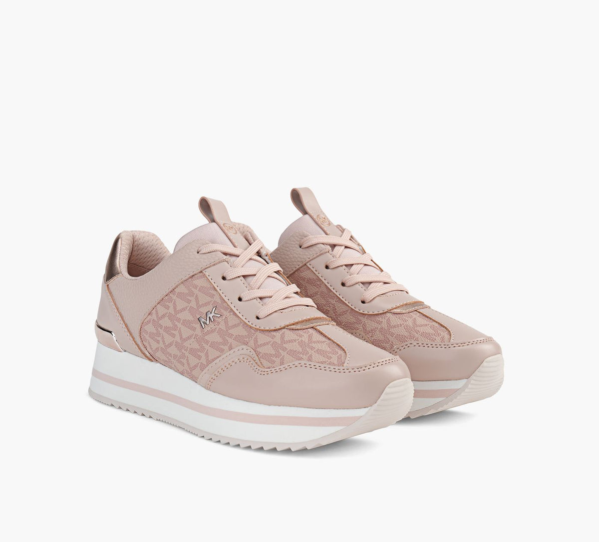 MICHAEL KORS BASKETRAINA en ROSE PALE vue 2
