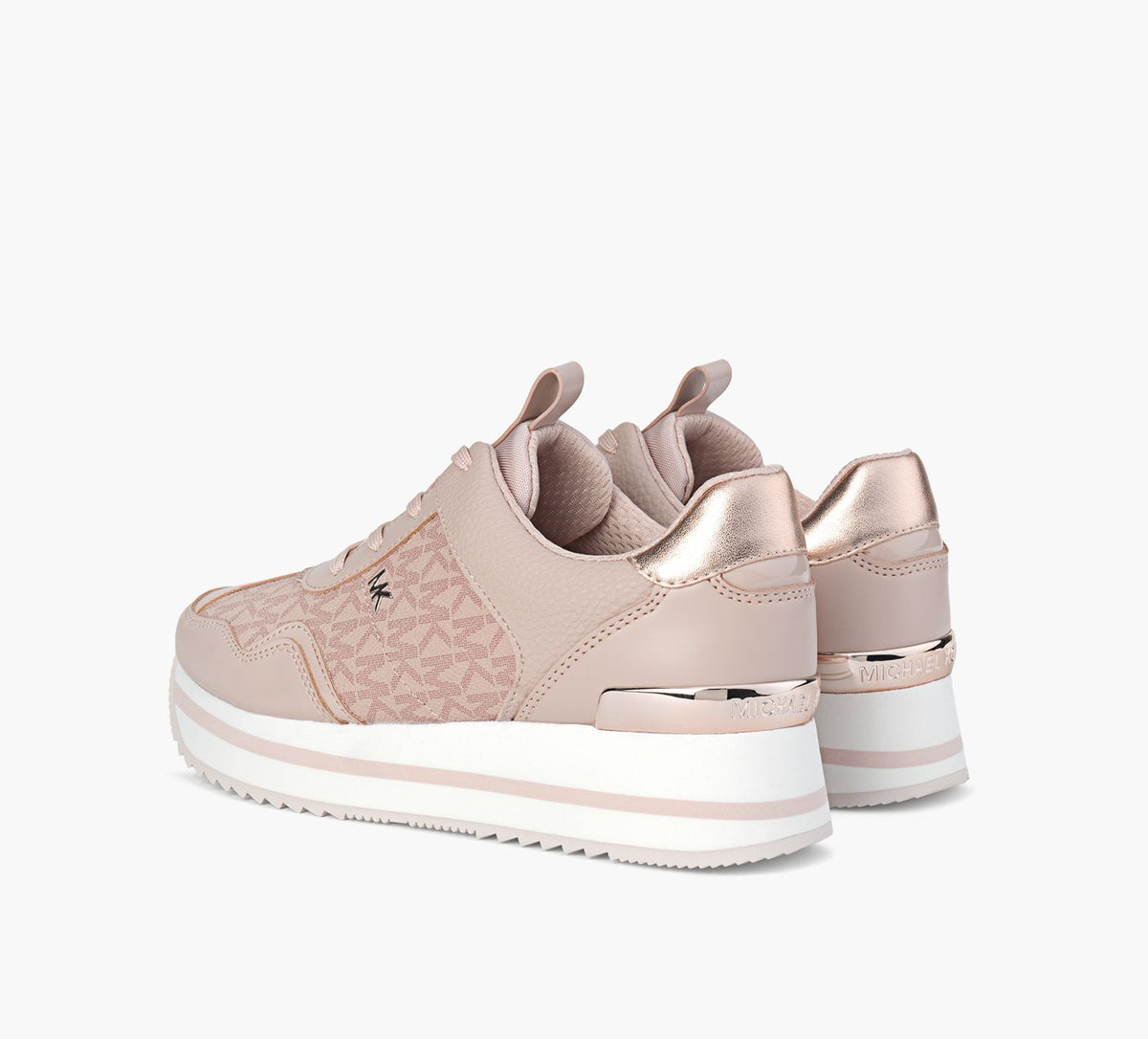 MICHAEL KORS BASKETRAINA en ROSE PALE vue 3