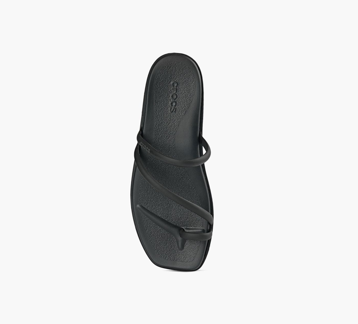 CROCS MIAMITOELOOP in BLACK view 1c