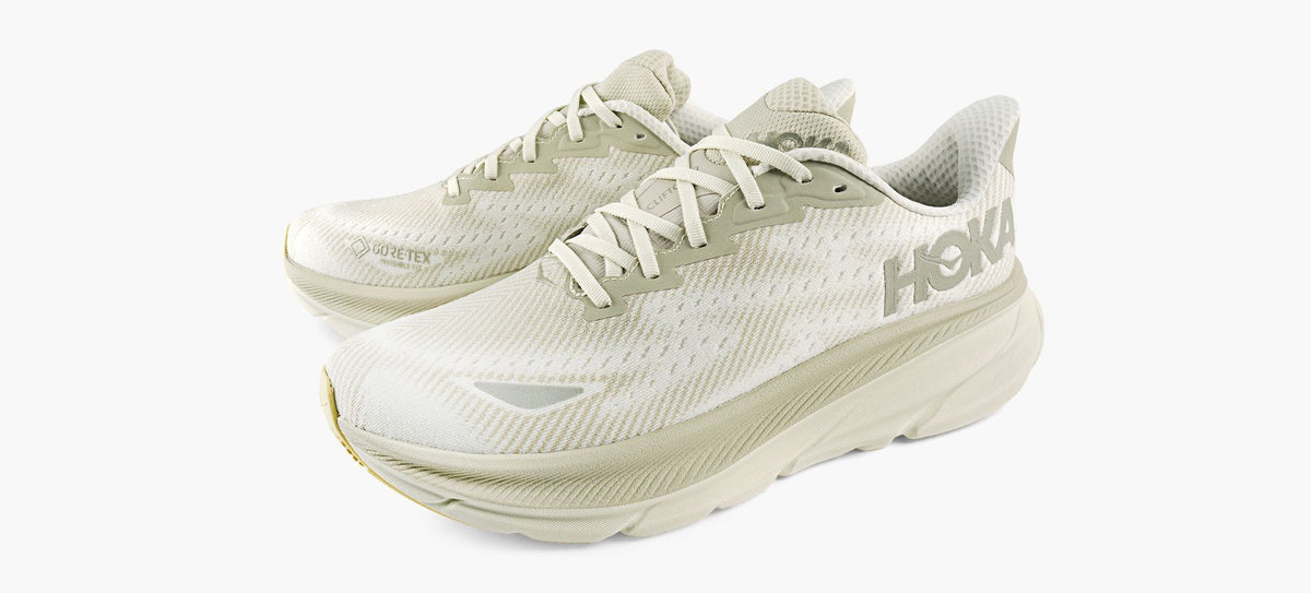 HOKA CLIFTON9GTX en BEIGE vue 4