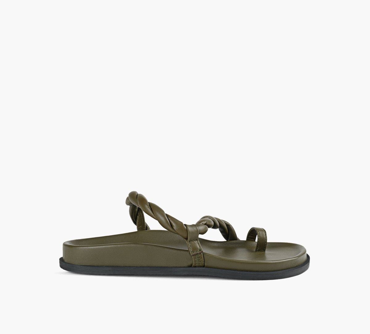 BROWNS COUTURE WISTERIASANDAL in KHAKI