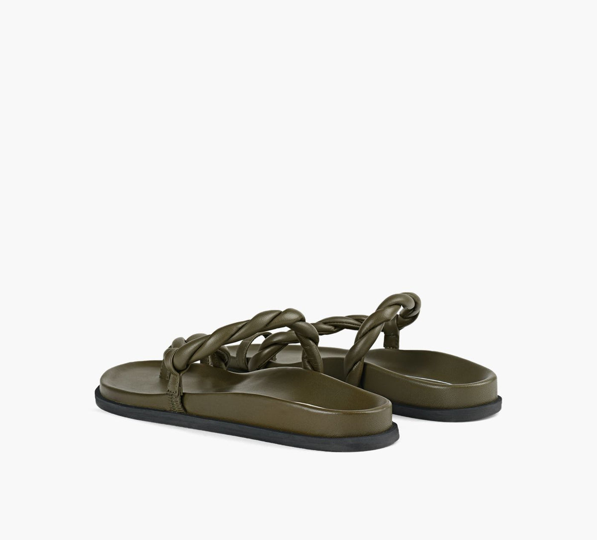 BROWNS COUTURE WISTERIASANDAL in KHAKI view 3