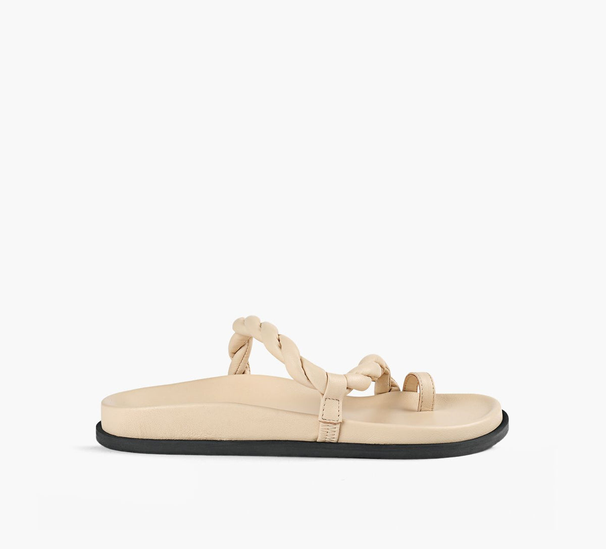 BROWNS COUTURE WISTERIASANDAL in BEIGE