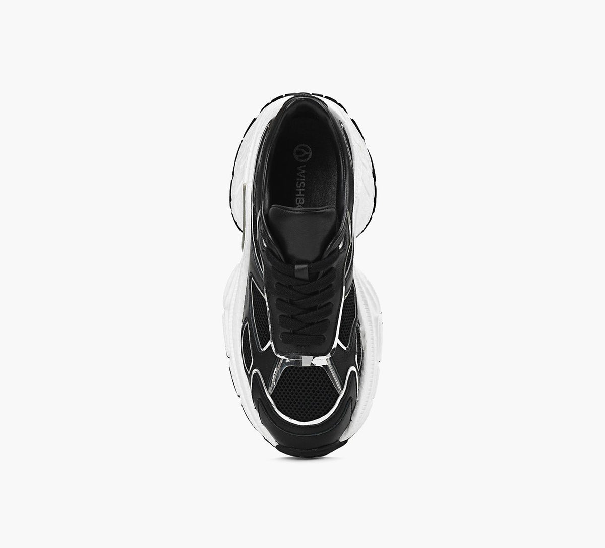 WISHBONE YULIASNEAKER in BLACK view 1c