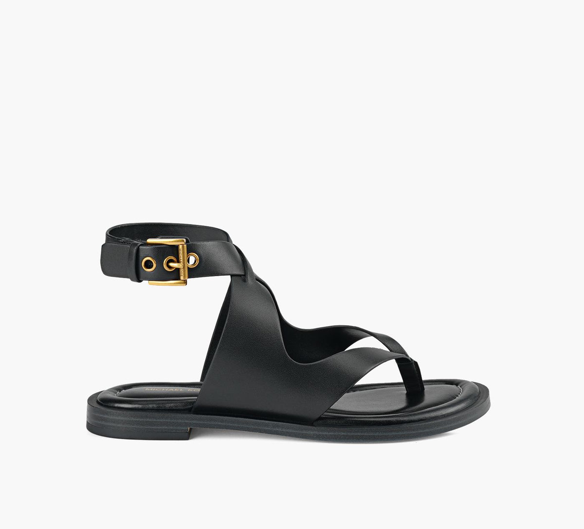 MICHAEL KORS IRENEFLATTHONGSANDAL in BLACK