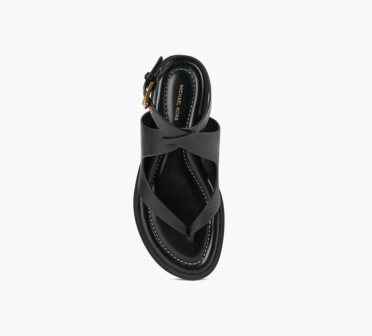 MICHAEL KORS IRENEFLATTHONGSANDAL in BLACK view 1c