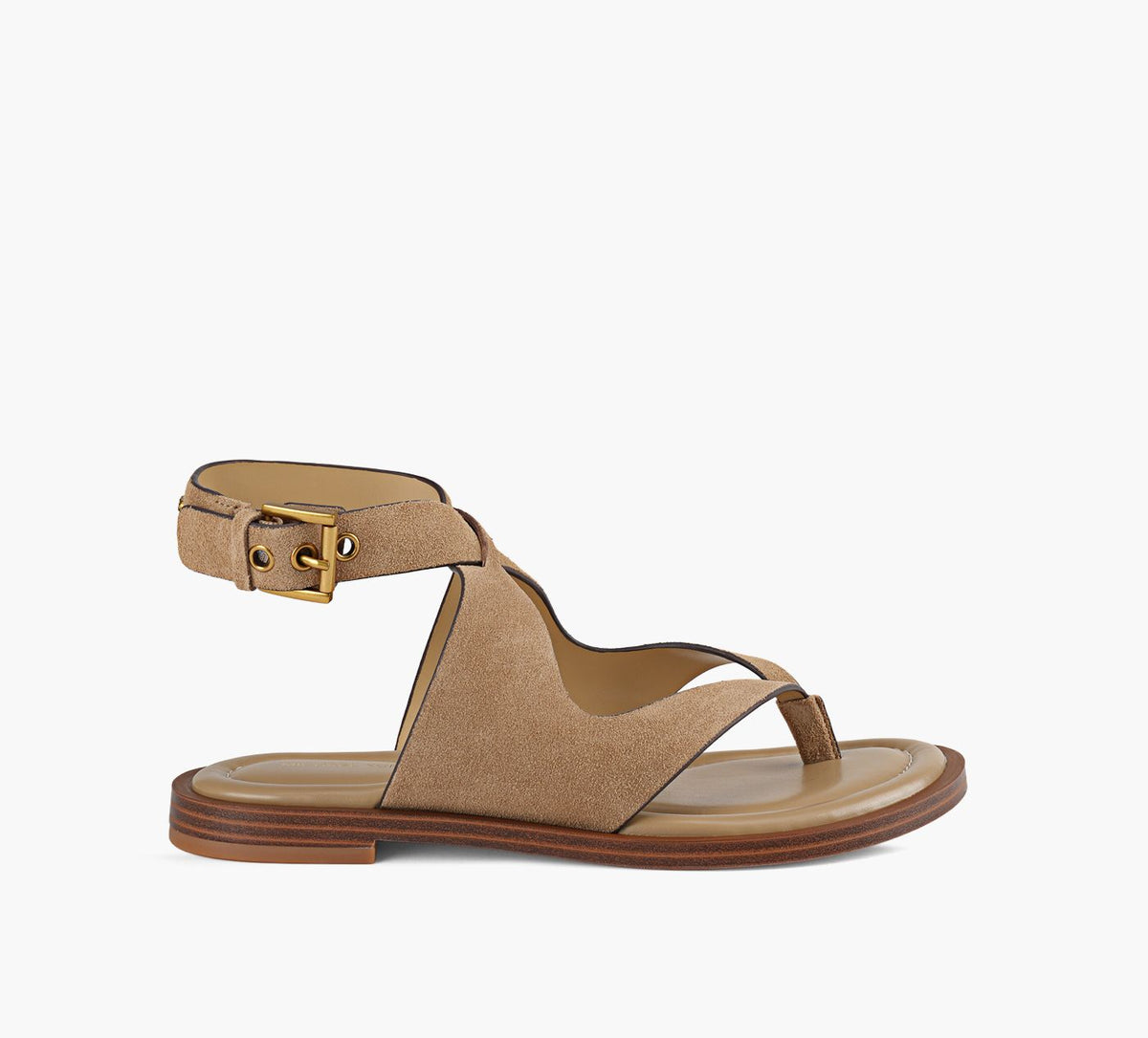MICHAEL KORS IRENEFLATTHONGSANDAL in BEIGE