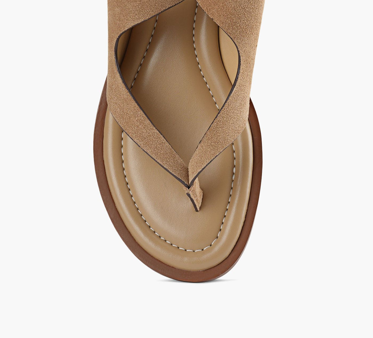 MICHAEL KORS IRENEFLATTHONGSANDAL in BEIGE view 1c