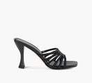 MICHAEL KORS HAISLEYHIGHSANDAL in BLACK
