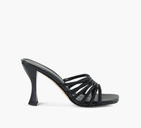 MICHAEL KORS HAISLEYHIGHSANDAL in BLACK