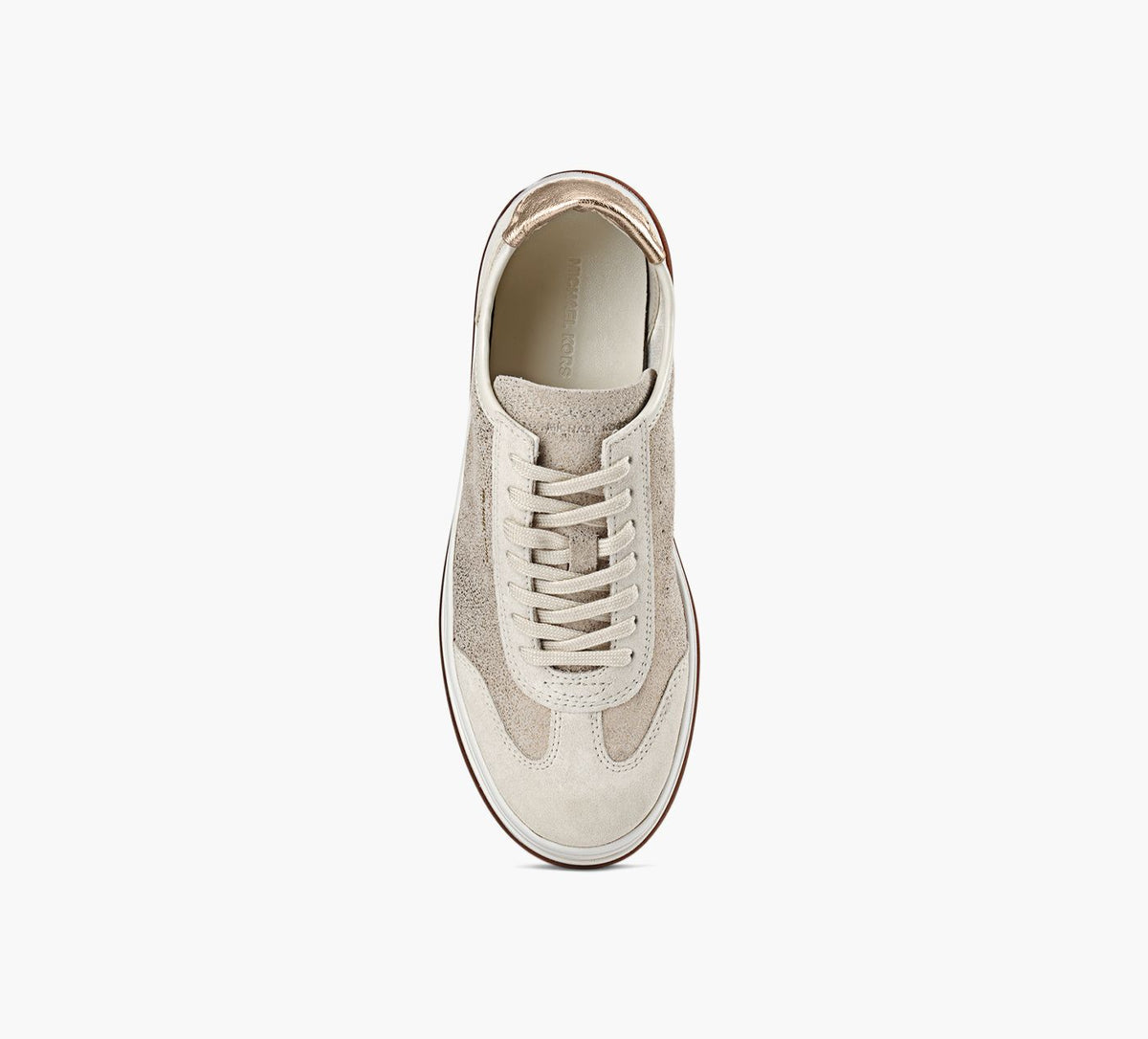 MICHAEL KORS BASKETENTHAYES en OR vue 1c