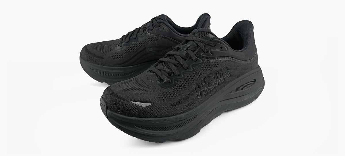 HOKA BONDI9LARGE en NOIR vue 4