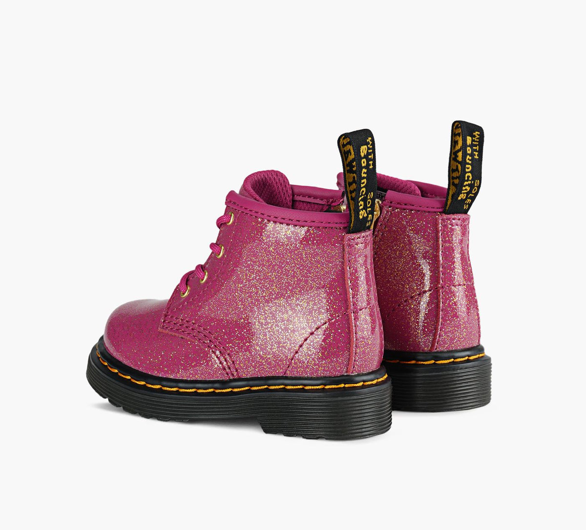 DR. MARTENS 1460GLITTER in FUCHSIA view 3