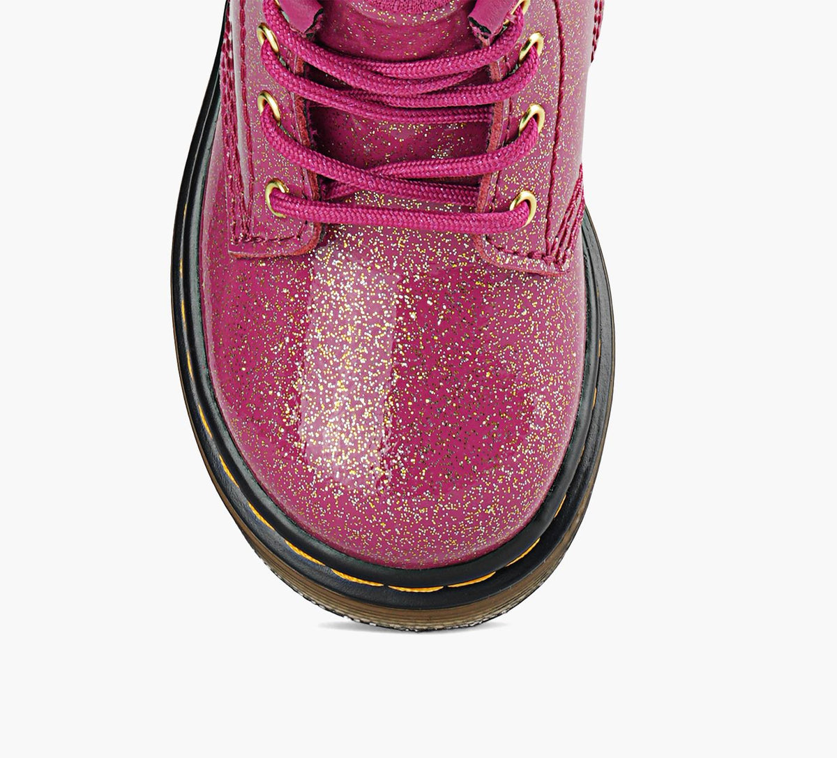 DR. MARTENS 1460GLITTER in FUCHSIA view 1c