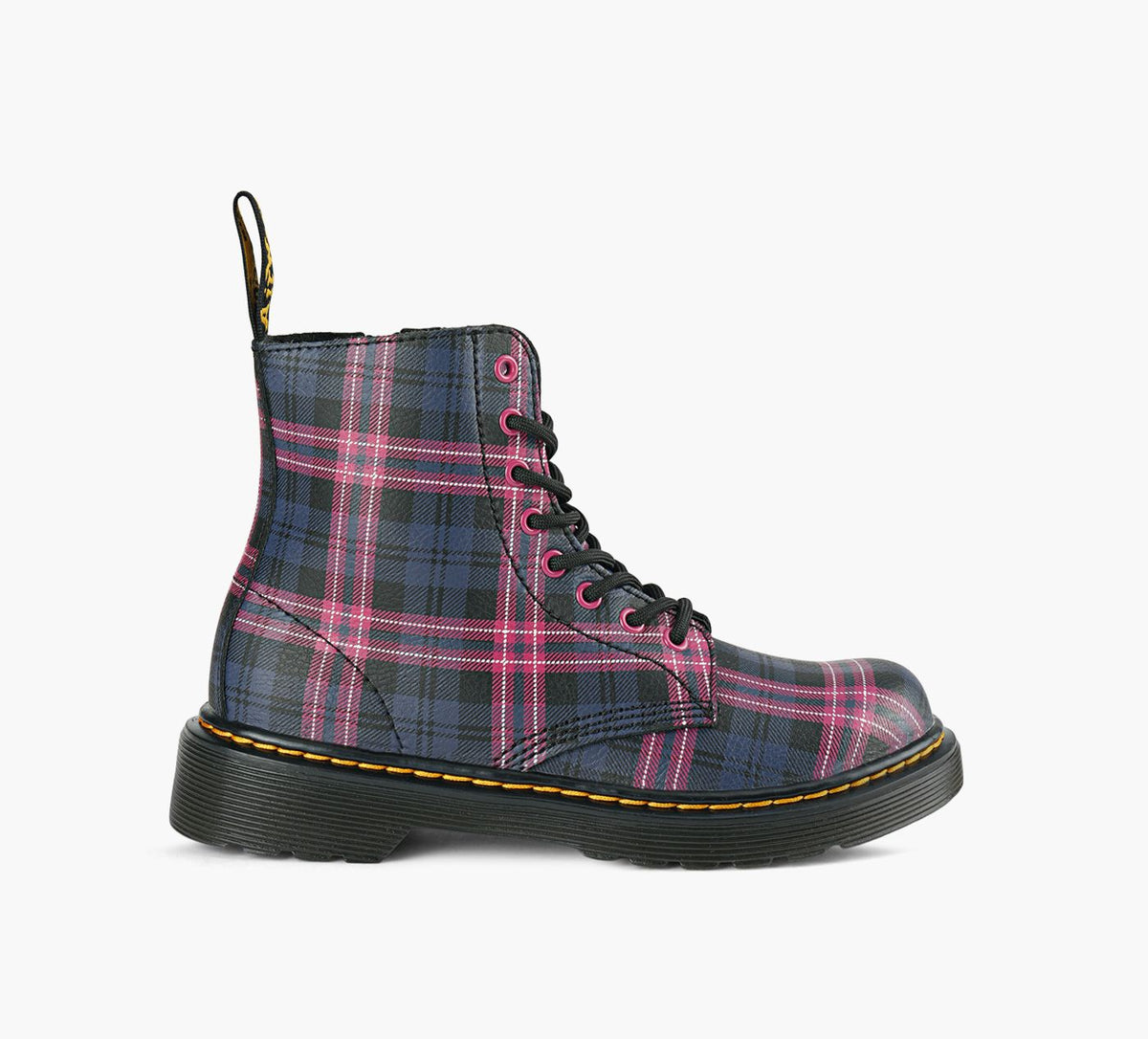 DR. MARTENS 1460PLAID in BLUE