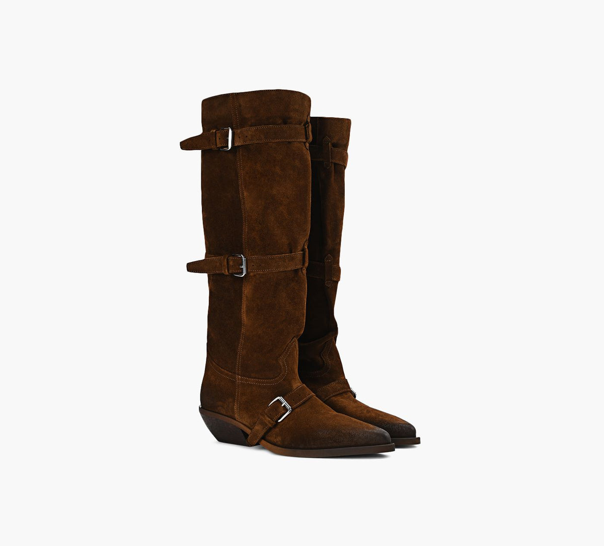 ELENA IACHI AGATEBOOT in TAN view 2