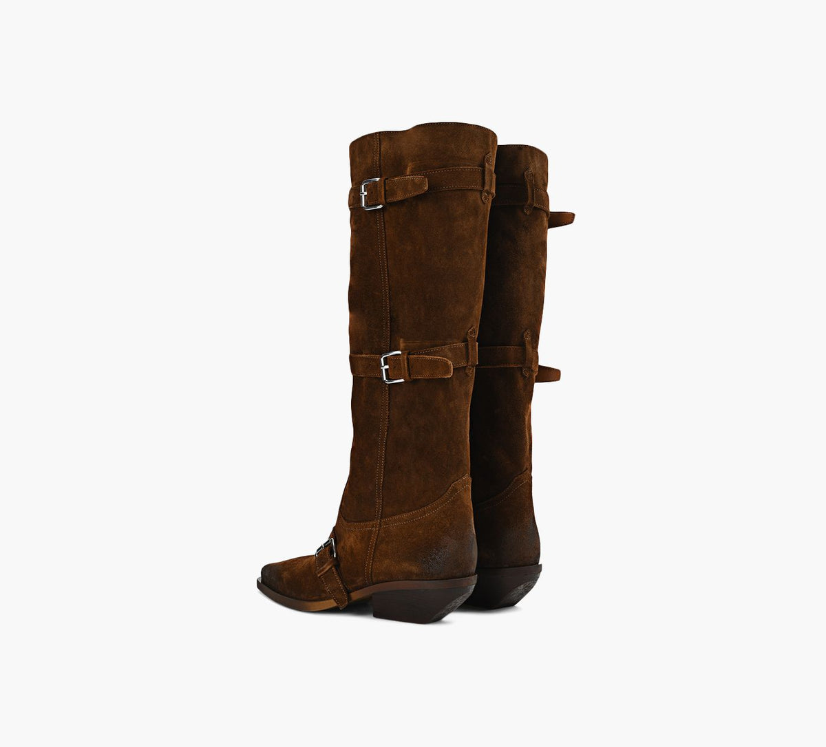 ELENA IACHI AGATEBOOT in TAN view 3