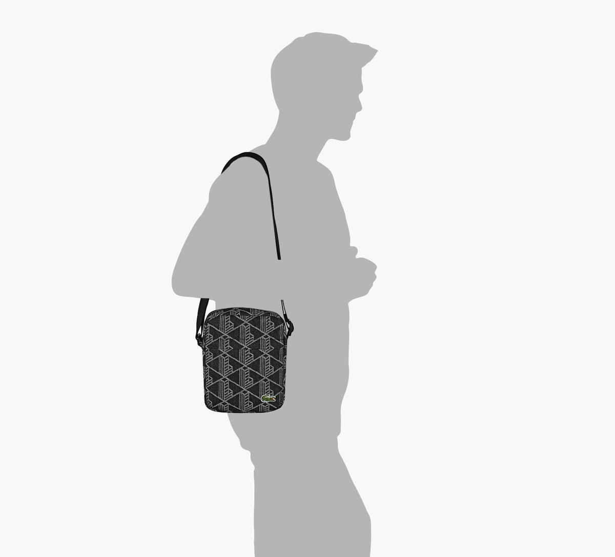 LACOSTE SACCAMRAVERTICAL en NOIR vue 2