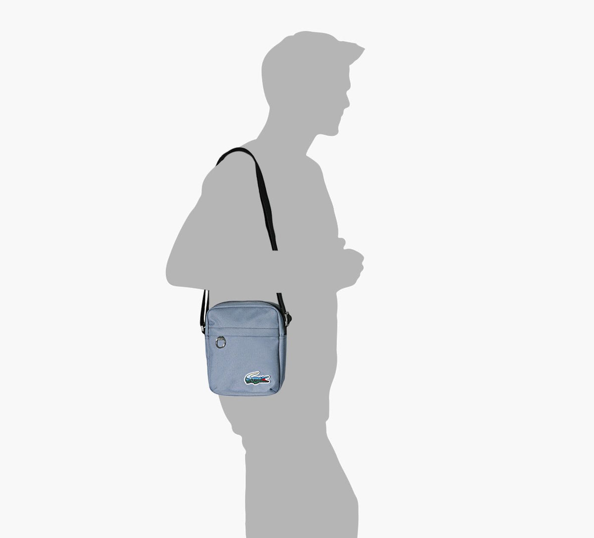 LACOSTE SACCAMRAVERTICAL en BLEU vue 1c