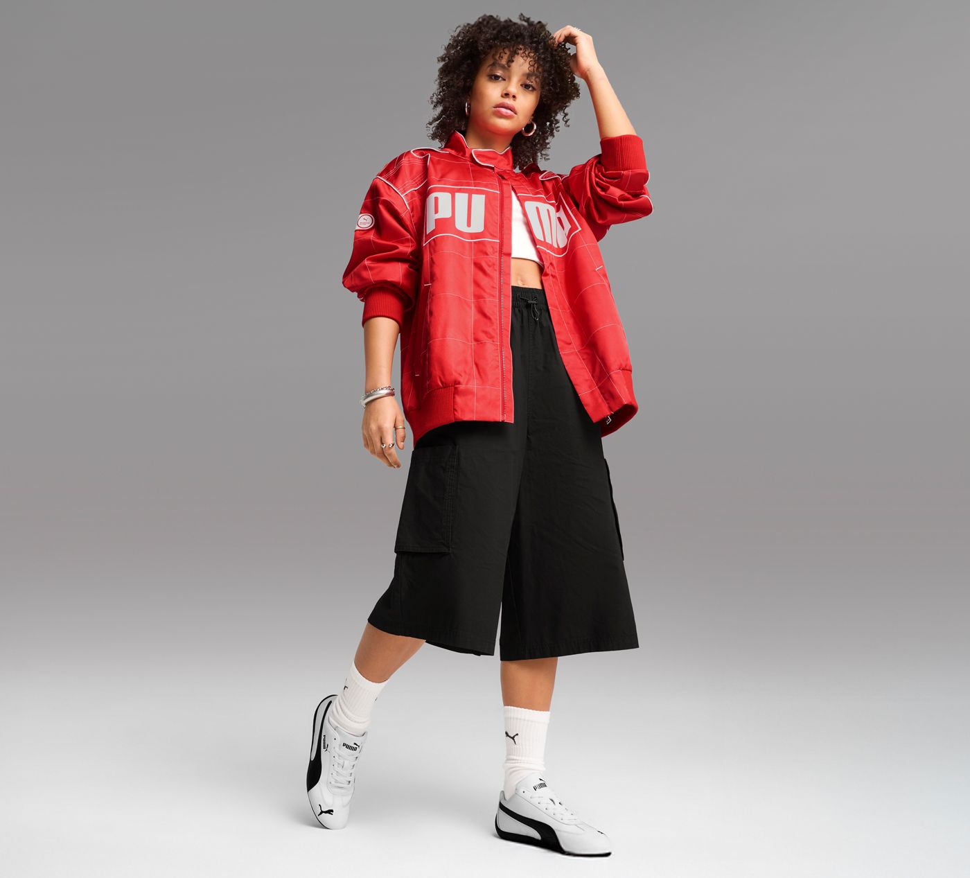 PUMA BASKETSSPEEDCATOG en BLANC vue 7