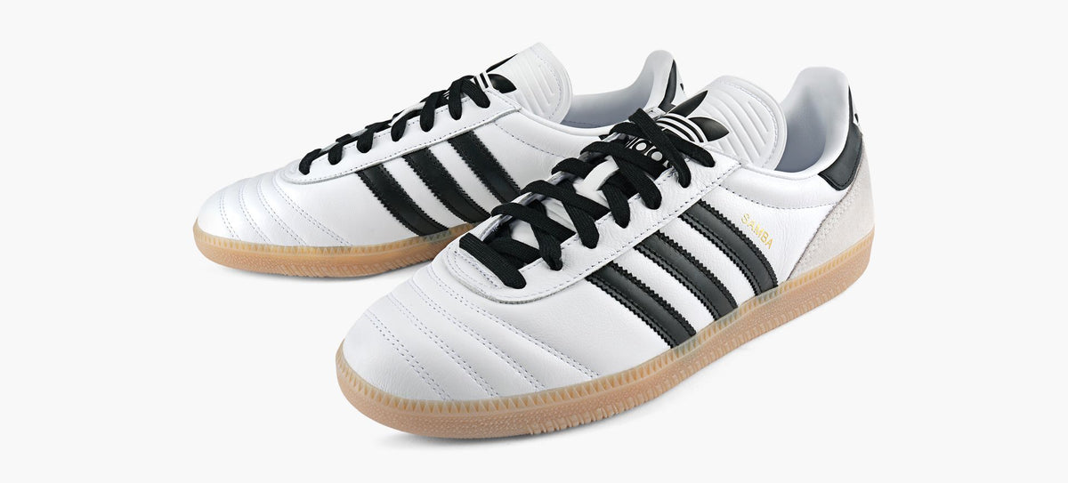 ADIDAS SAMBAJP en BLANC vue 4