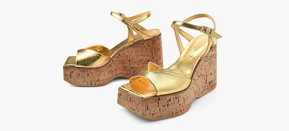 MIMOSA VEGAWEDGE in GOLD view 4