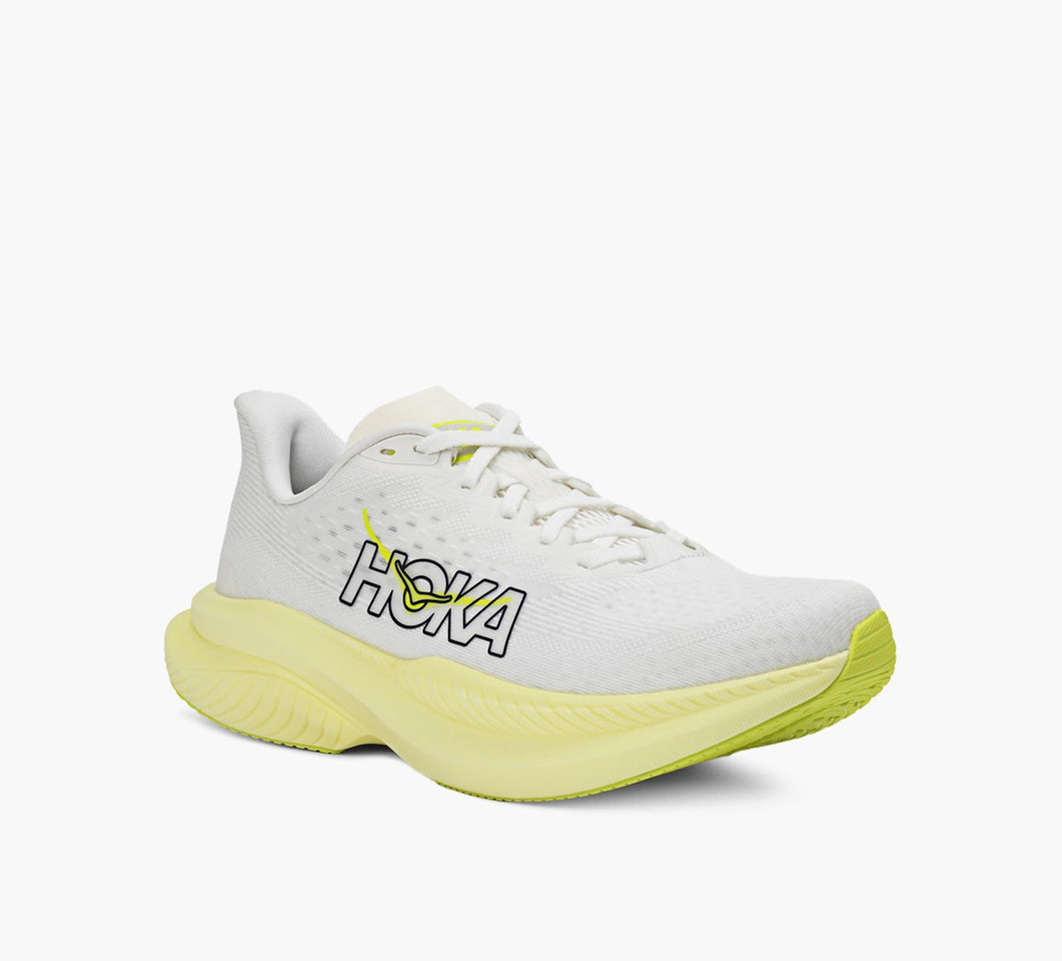 HOKA MACH6 in WHITE view 2