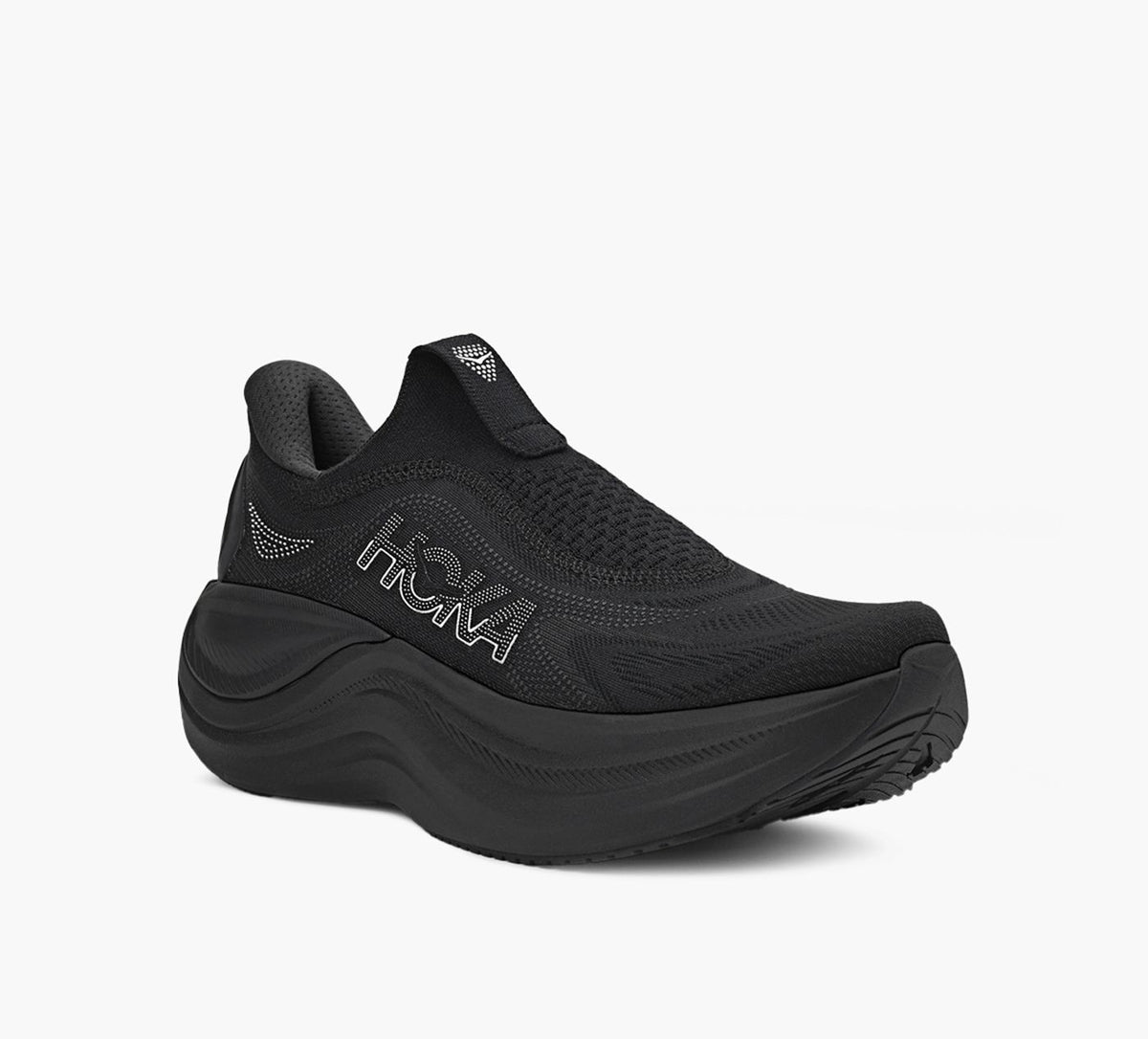 HOKA BASKETSANSLACETSSKYWARD en NOIR vue 2