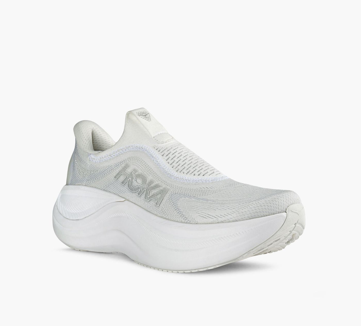 HOKA SKYWARDLACELESS in WHITE view 2