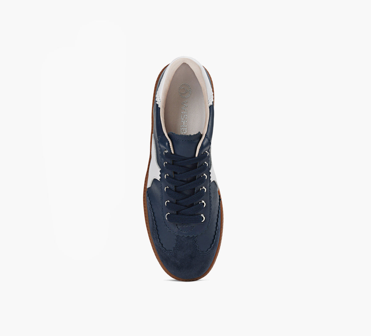 WISHBONE ANGELICA en BLEU vue 1c