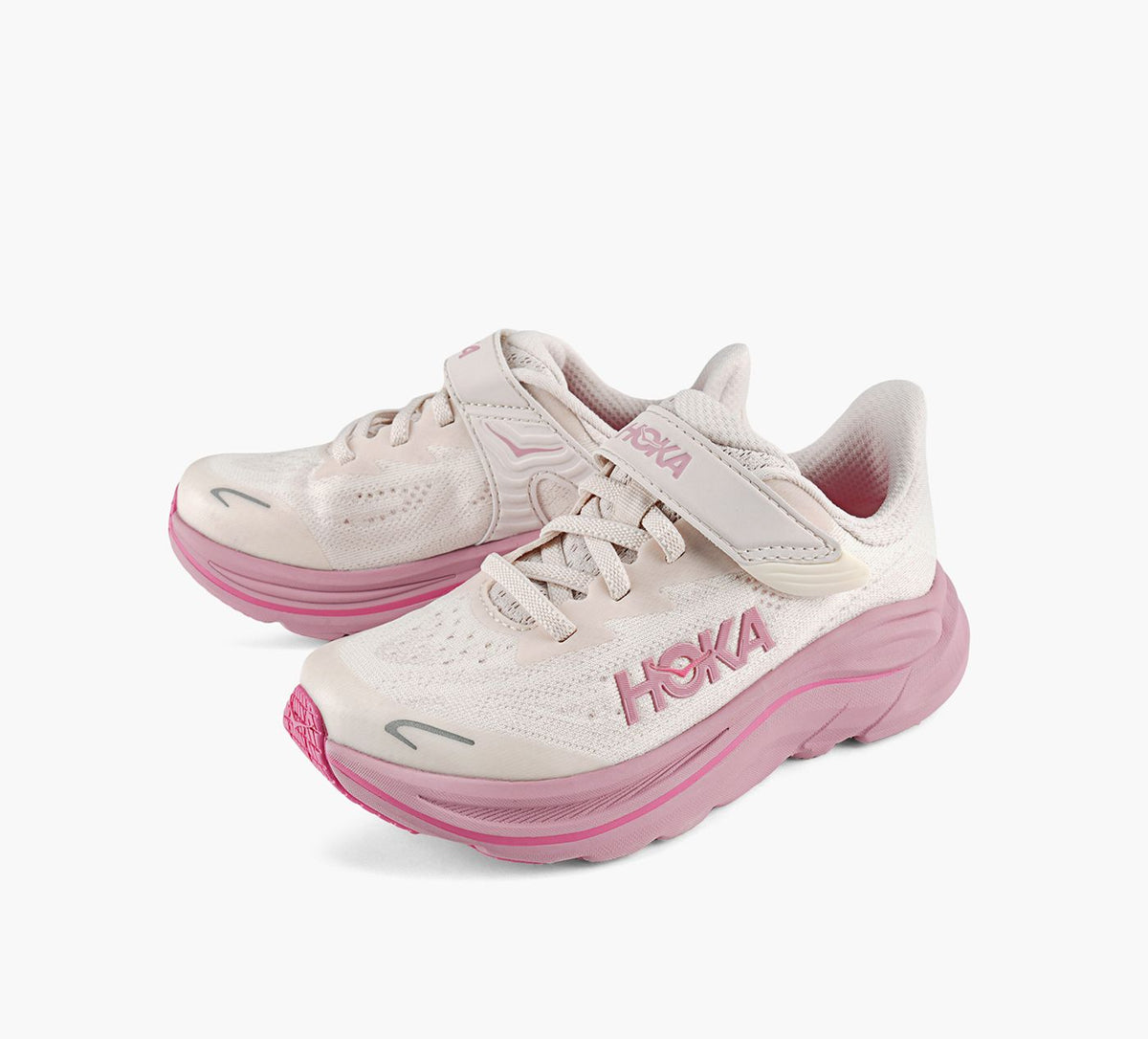 HOKA CLIFTON10 en ROSE PALE vue 4