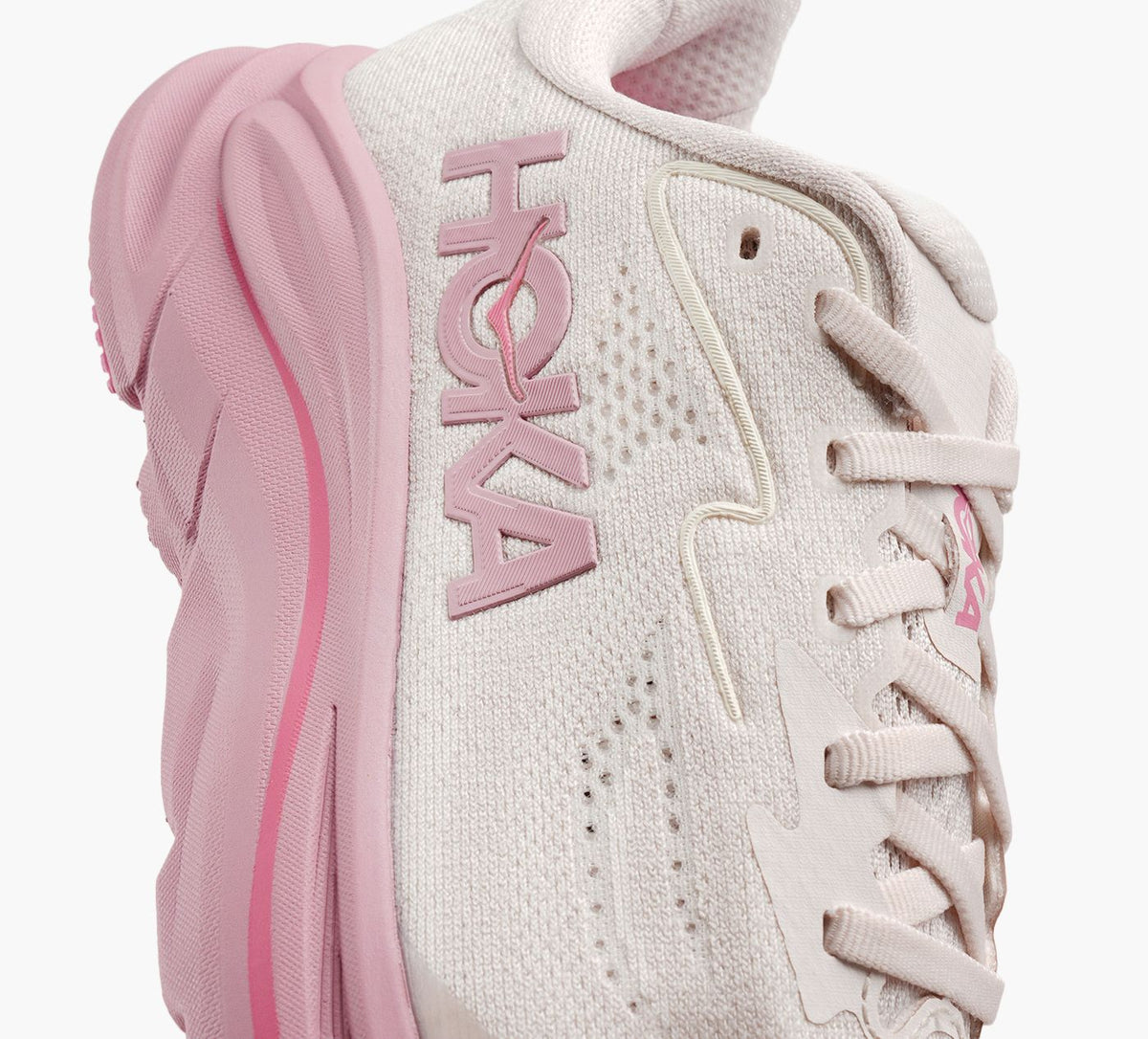 HOKA CLIFTON10 in LIGHT PINK view 1b