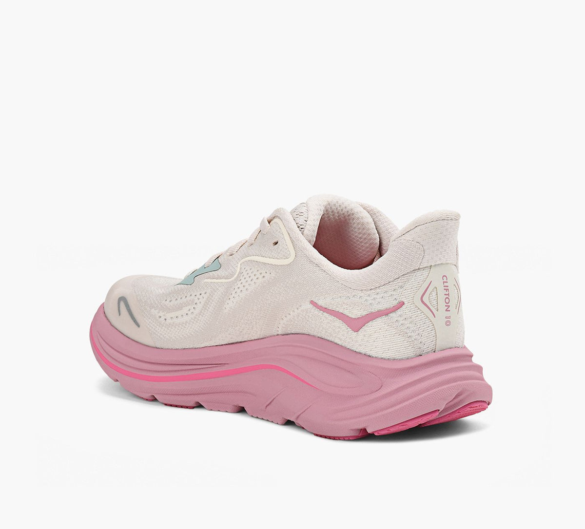 HOKA CLIFTON10 en ROSE PALE vue 3
