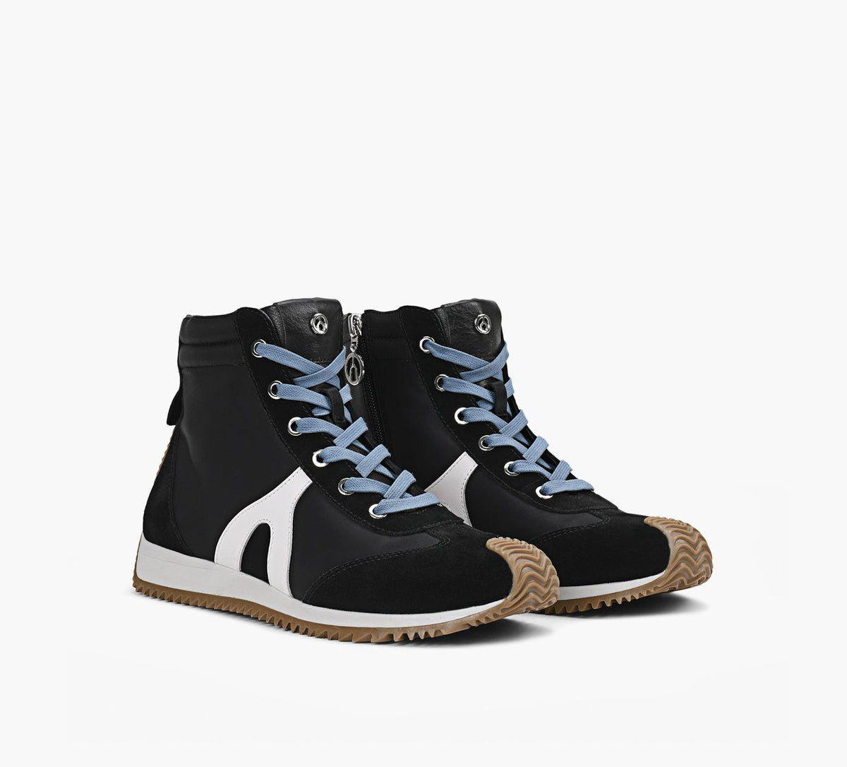 WISHBONE PARISHIGHTOPSNEAKER in BLACK view 2