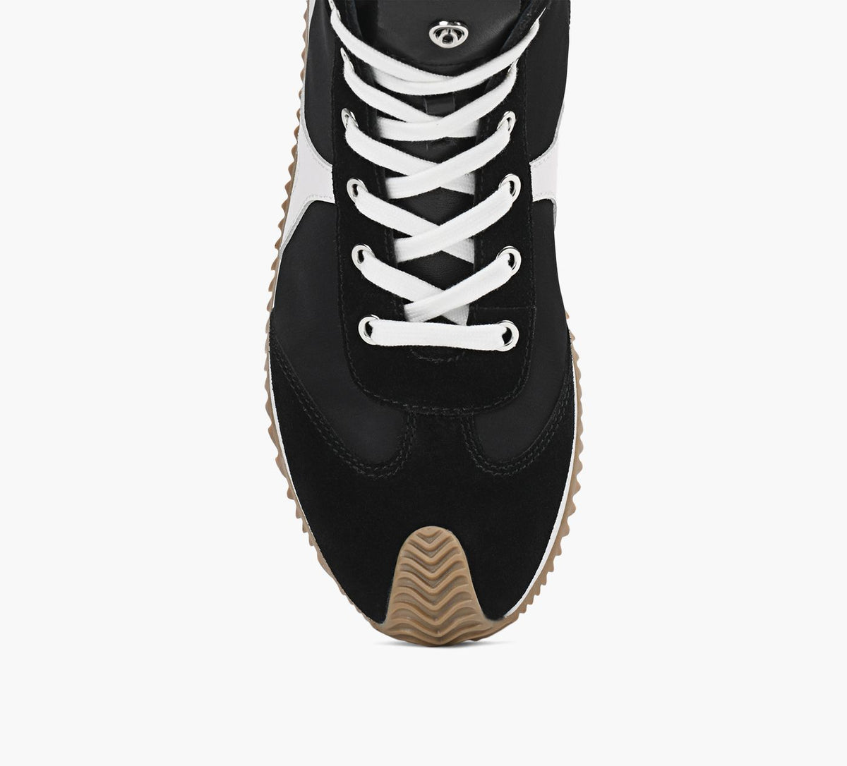 WISHBONE PARISHIGHTOPSNEAKER in BLACK view 1c