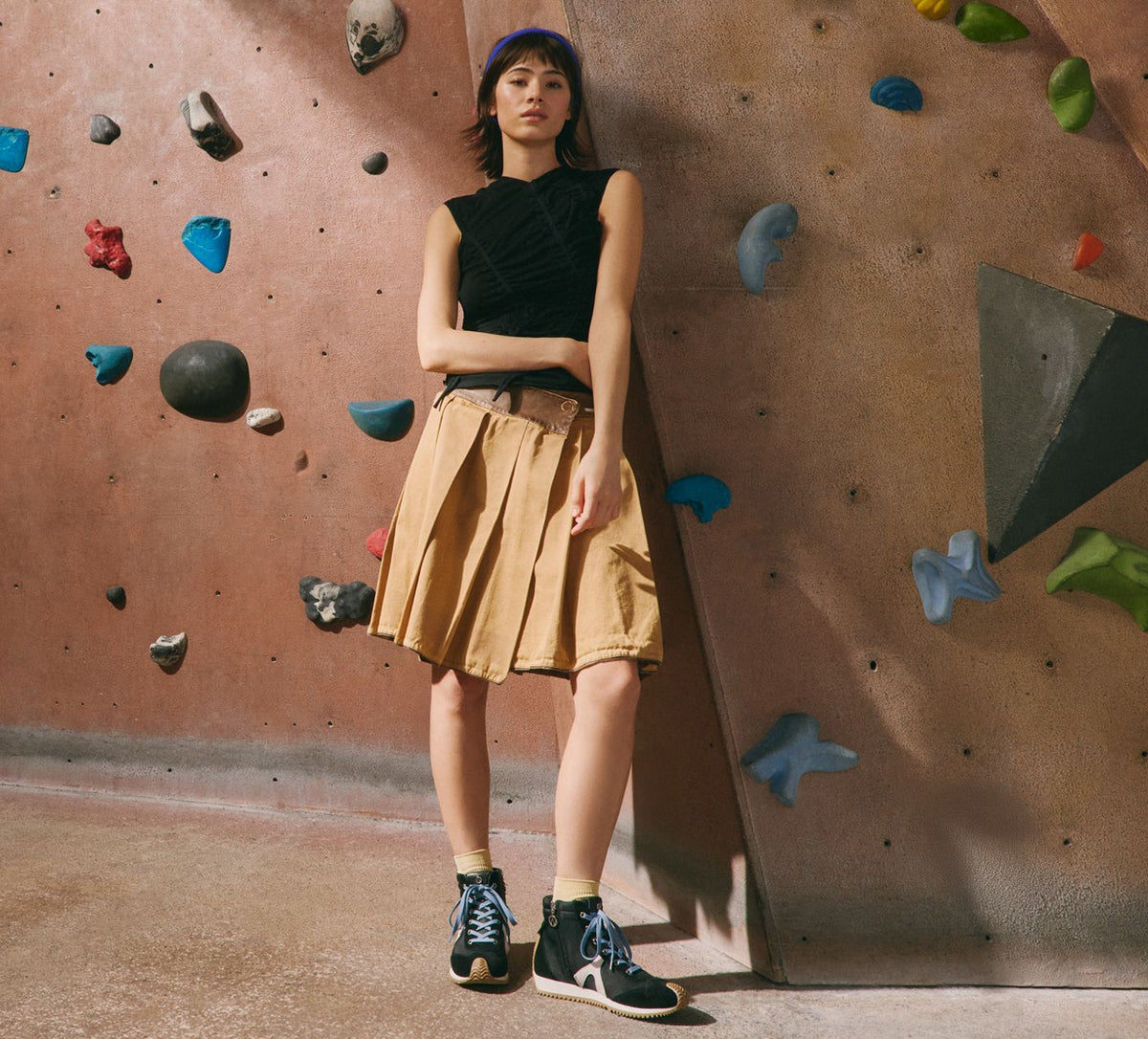 WISHBONE PARISHIGHTOPSNEAKER in BLACK view 7