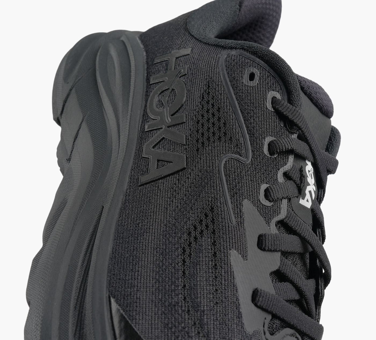 HOKA CLIFTON10 in BLACK view 1b