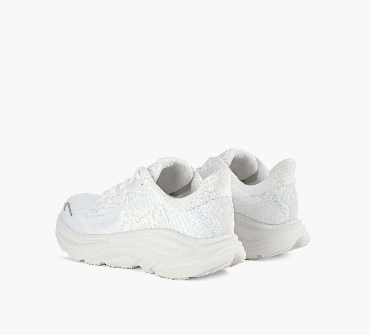 HOKA CLIFTON10 en BLANC vue 3