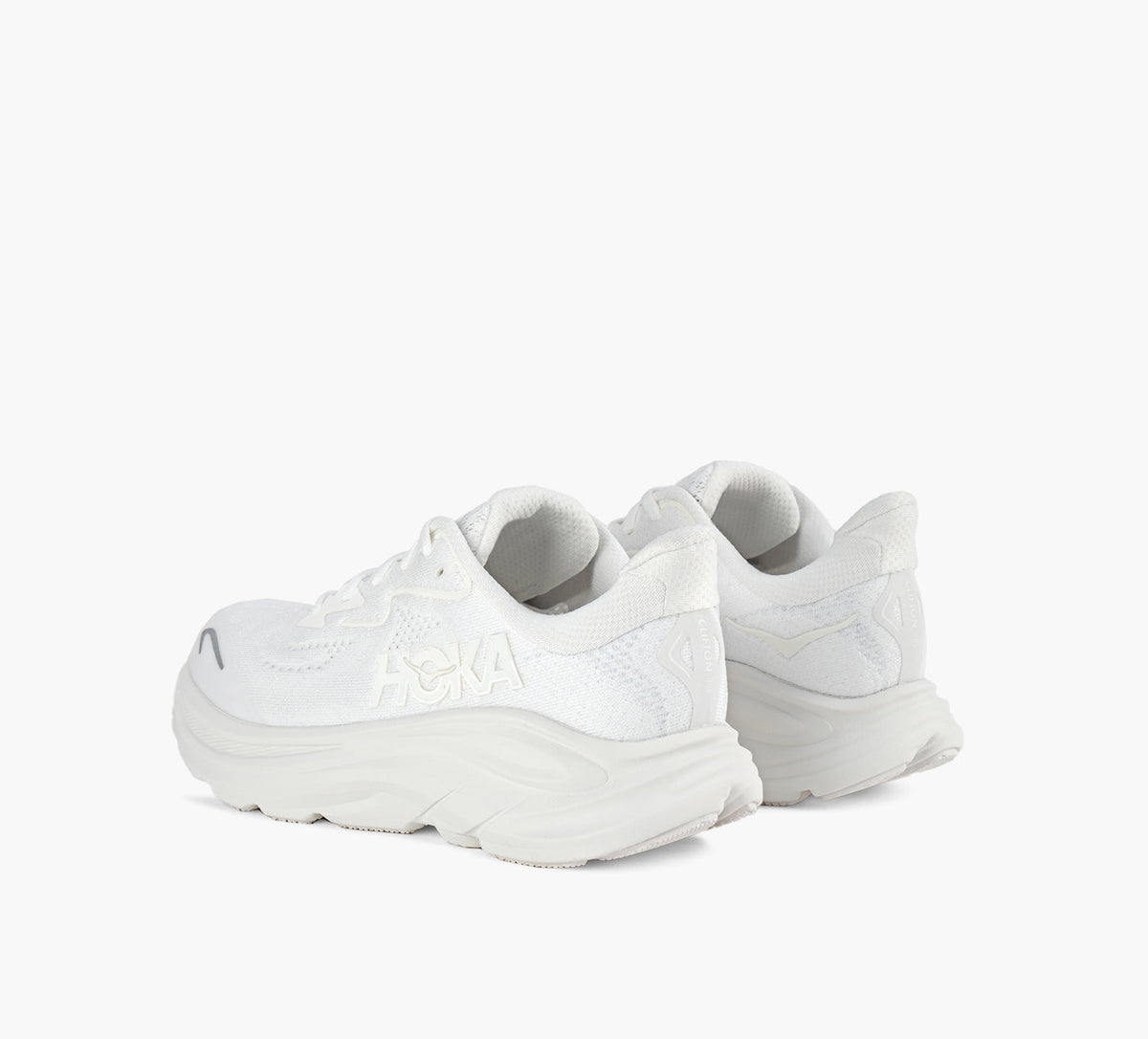 HOKA CLIFTON10 in WHITE view 3
