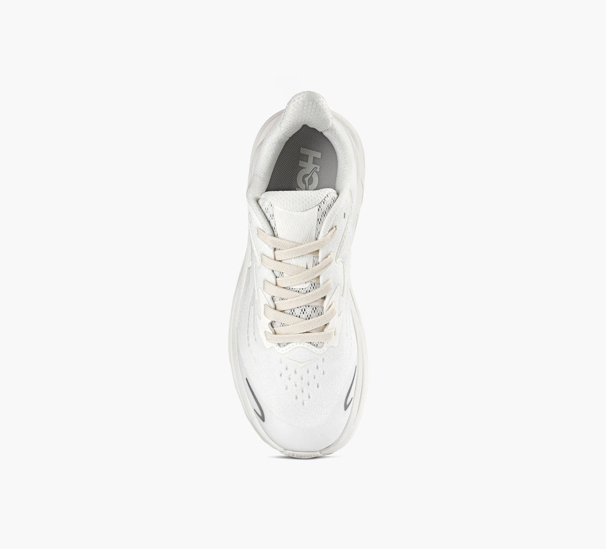 HOKA CLIFTON10 in WHITE view 1c