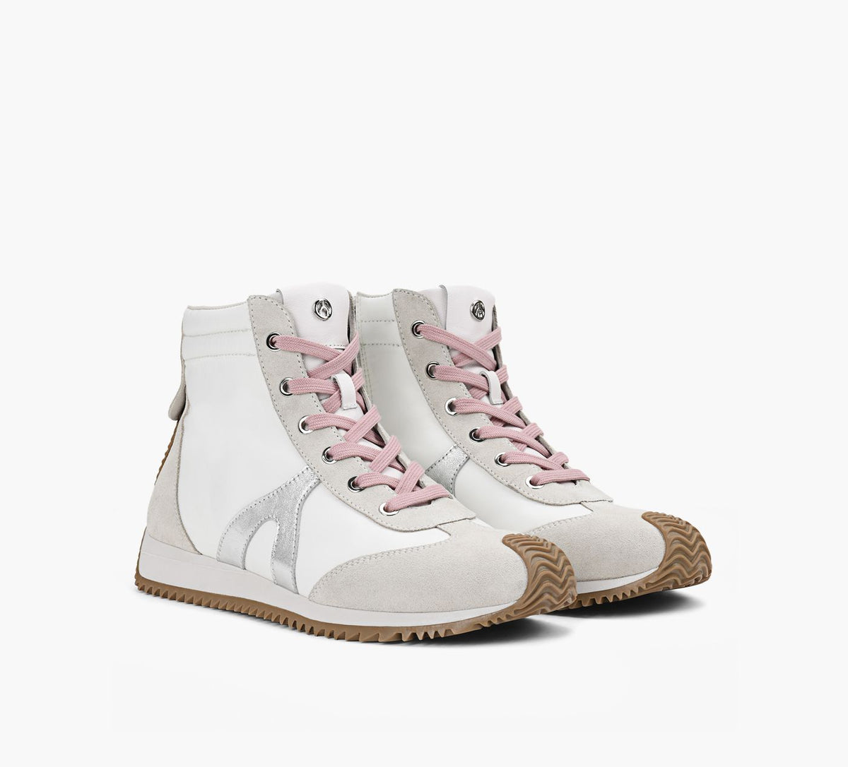 WISHBONE PARISHIGHTOPSNEAKER in WHITE view 2
