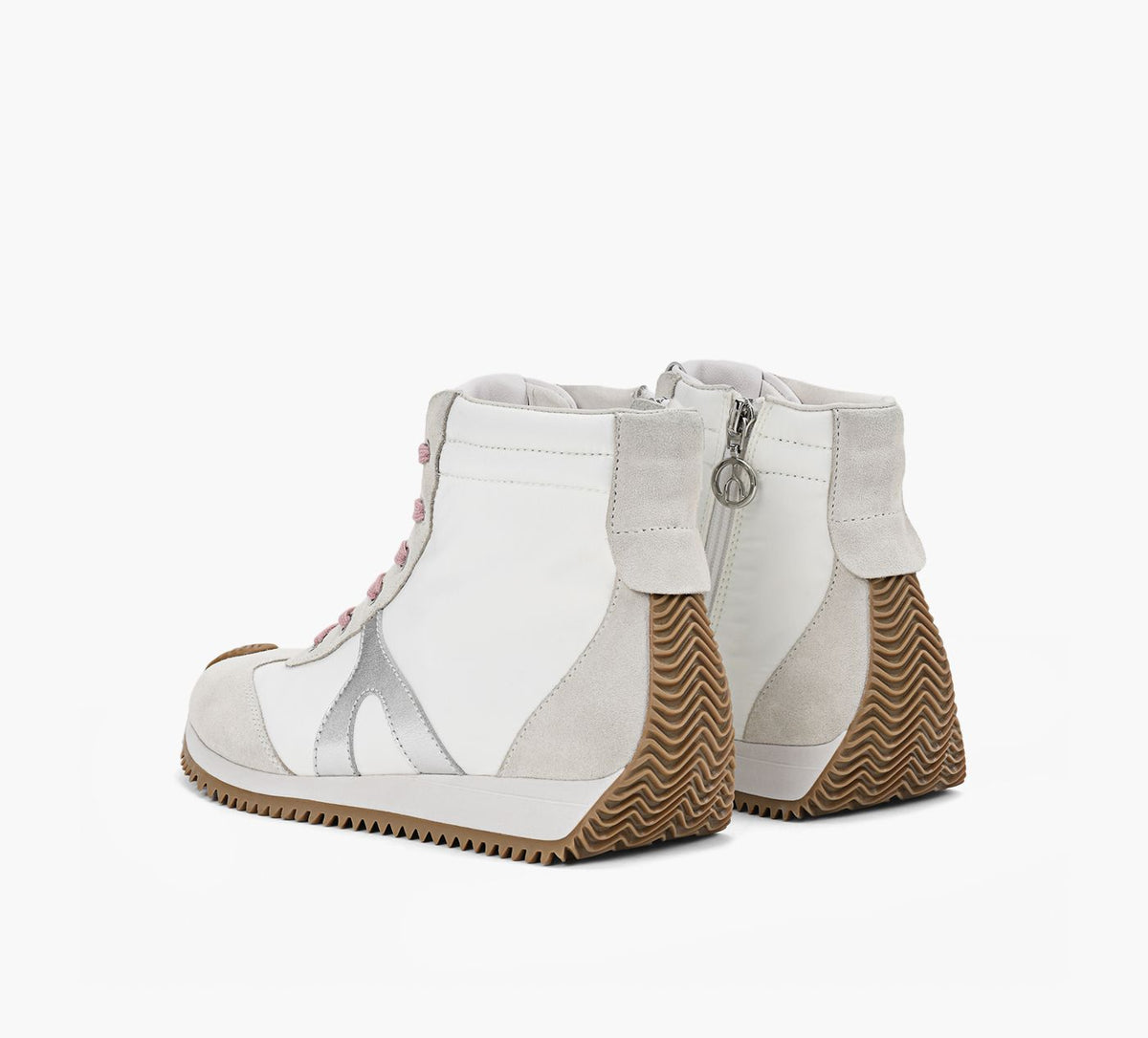 WISHBONE PARISHIGHTOPSNEAKER in WHITE view 3
